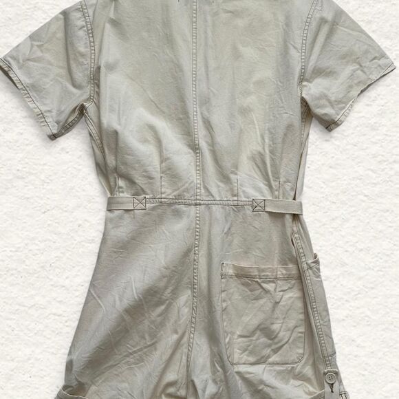 Pistola Parker Short Romper – Women’s Medium – Ecru Denim - Picture 4 of 6